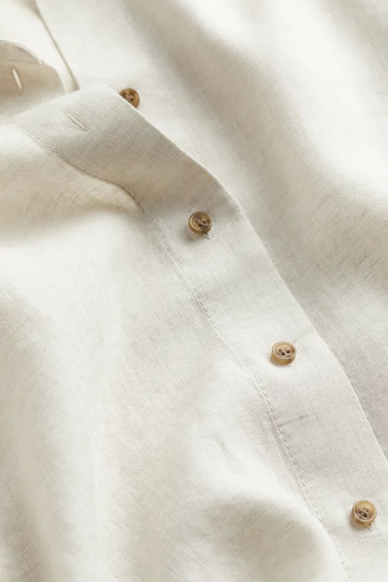 Oversized Linen Shirt | H&M (US + CA)