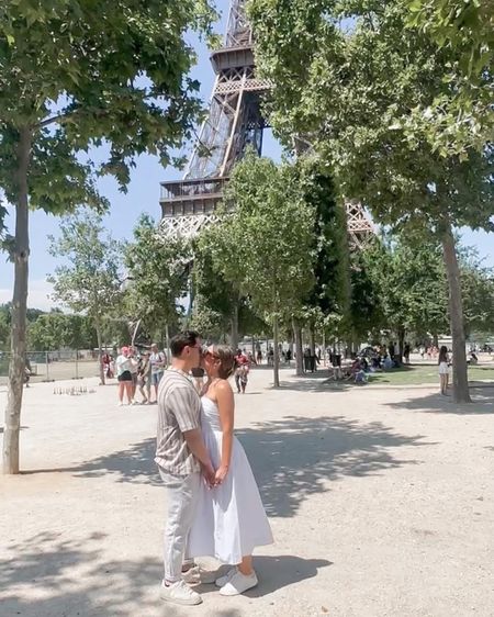 Paris outfit inspiration for him and her 🤍

Husband fashion. Men’s style. Men’s fashion. Feminine style. Paris outfit. Paris style. Paris OOTD. White strapless dress. 

#LTKunder100 #LTKsalealert #LTKtravel