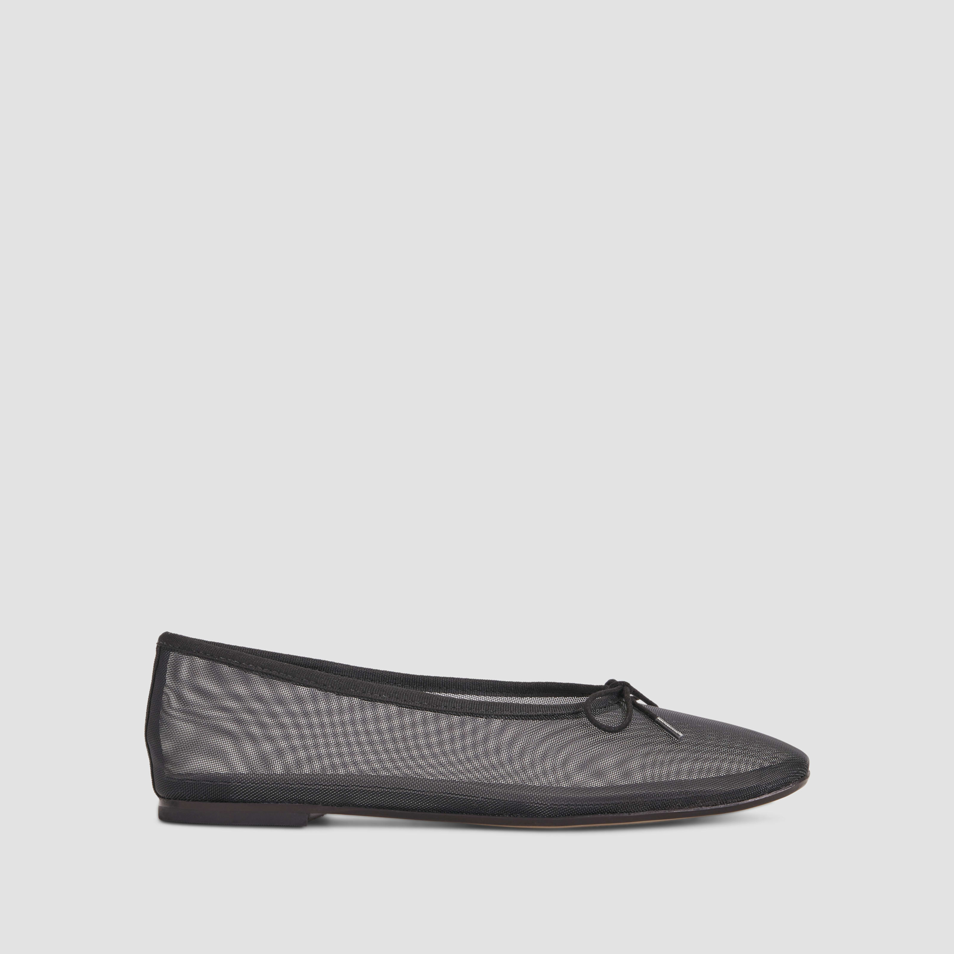 Day Ballet Flat by Everlane in Black Mesh, Size 5.5 | Everlane
