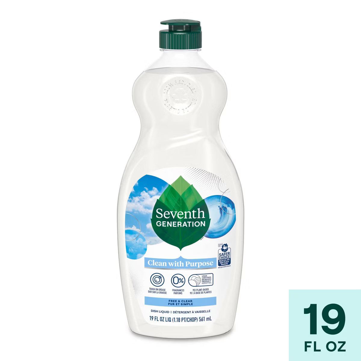 Seventh Generation Free & Clear Liquid Dish Soap | Target