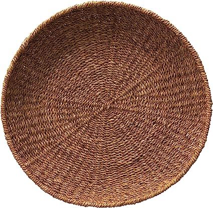 Creative Co-Op Hand-Woven Decorative Seagrass Tray, Natural | Amazon (US)