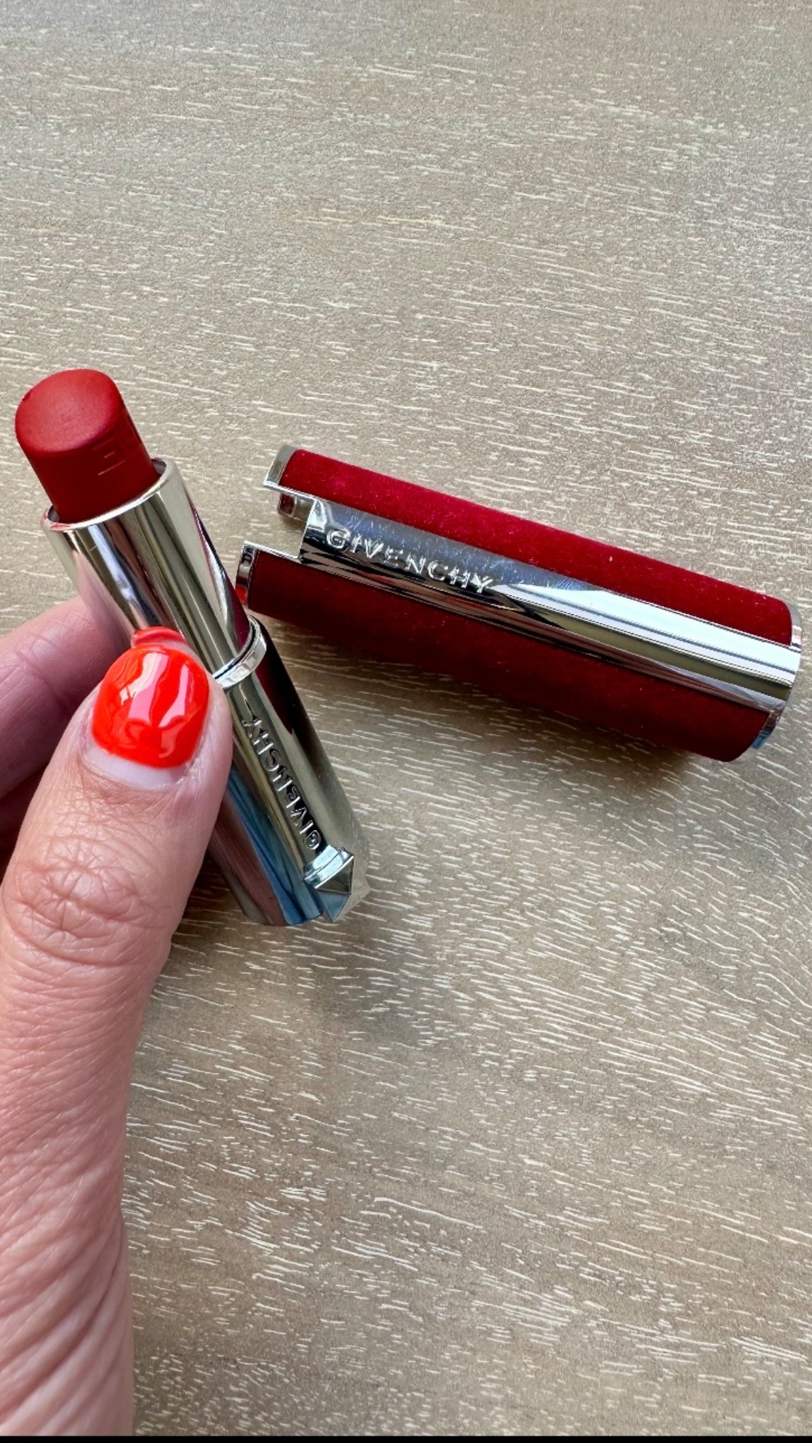 Givenchy #36 L’Interdit- my exact lipstick from my Spanx reel! 
.
#givenchy 

#LTKBeauty #LTKFindsUnder50