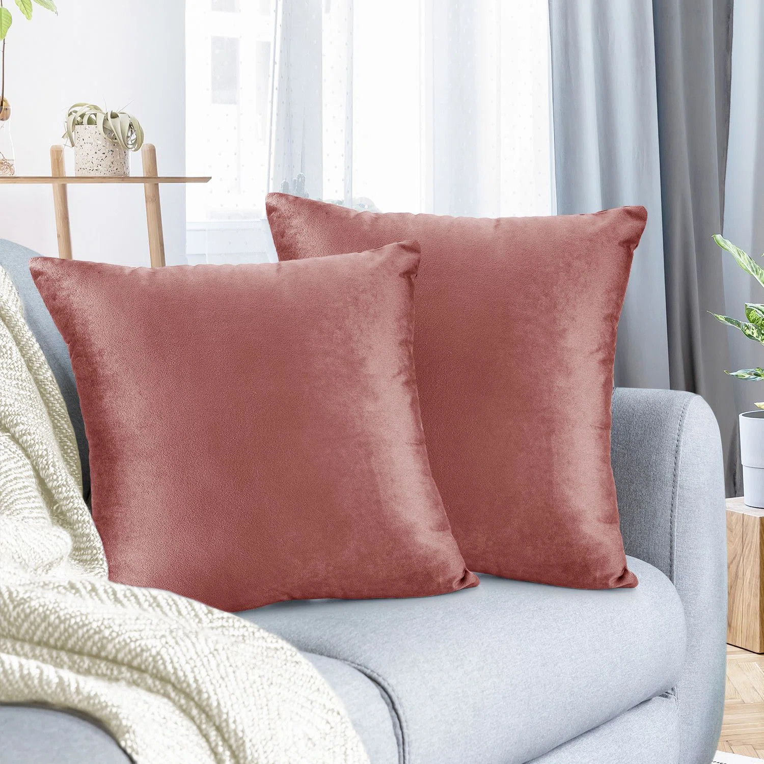 Adel Velvet Decorative Throw Pillow Cover | Wayfair North America