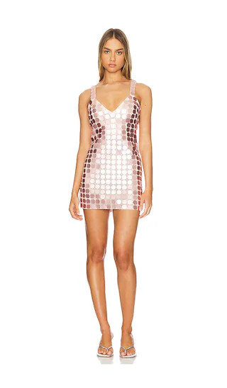 Gilles Sequin Mini Dress in Light Pink | Revolve Clothing (Global)