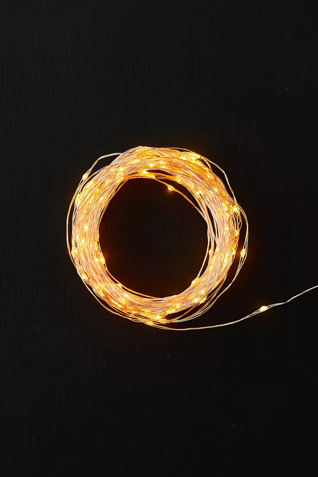 Stargazer Rose Gold Twine Lights | Anthropologie (US)