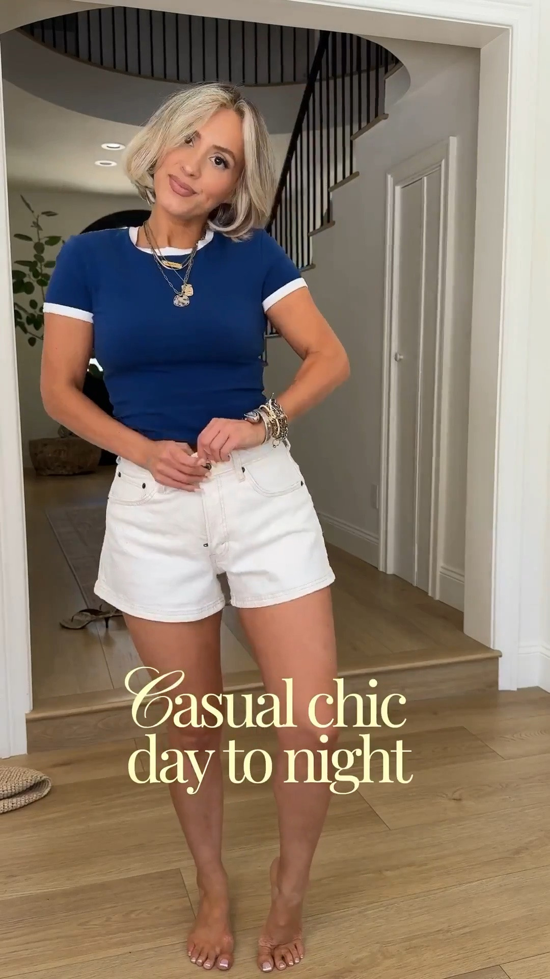 Casual chic day to night 😍

Size 26 in shorts + jeans
XS in top

#LTKgrwm #LTKootd #LTKU