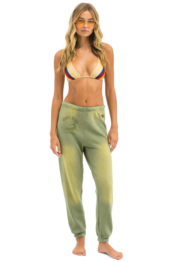 VENICE SURFER SWEATPANTS - FADED ARMY | Aviator Nation