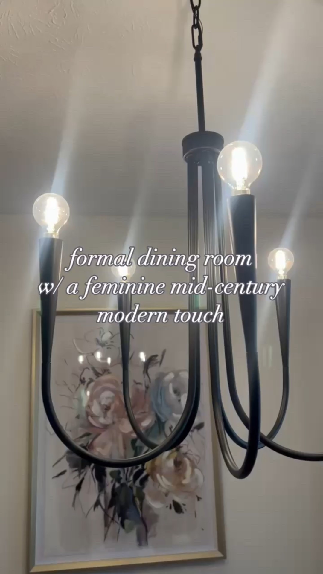 Dining room with a midcentury modern feminine touch💗

#LTKHome #LTKSpringSale