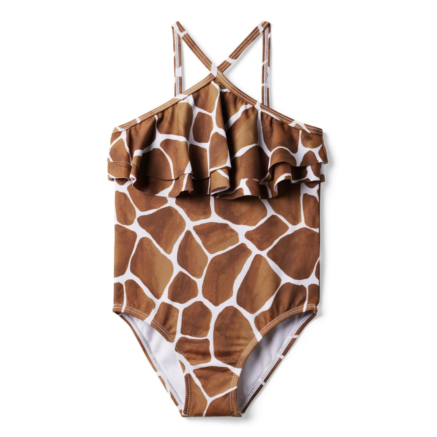 Recycled Giraffe Halter Swimsuit | Janie and Jack