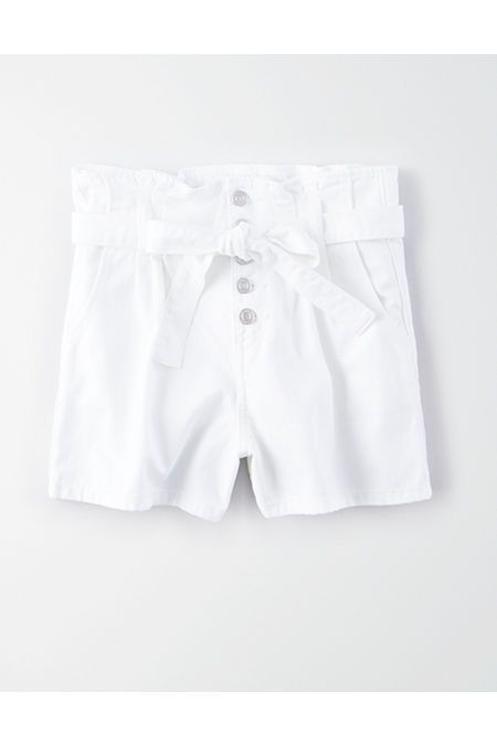 AE Paperbag Denim Mom Shorts | American Eagle Outfitters (US & CA)