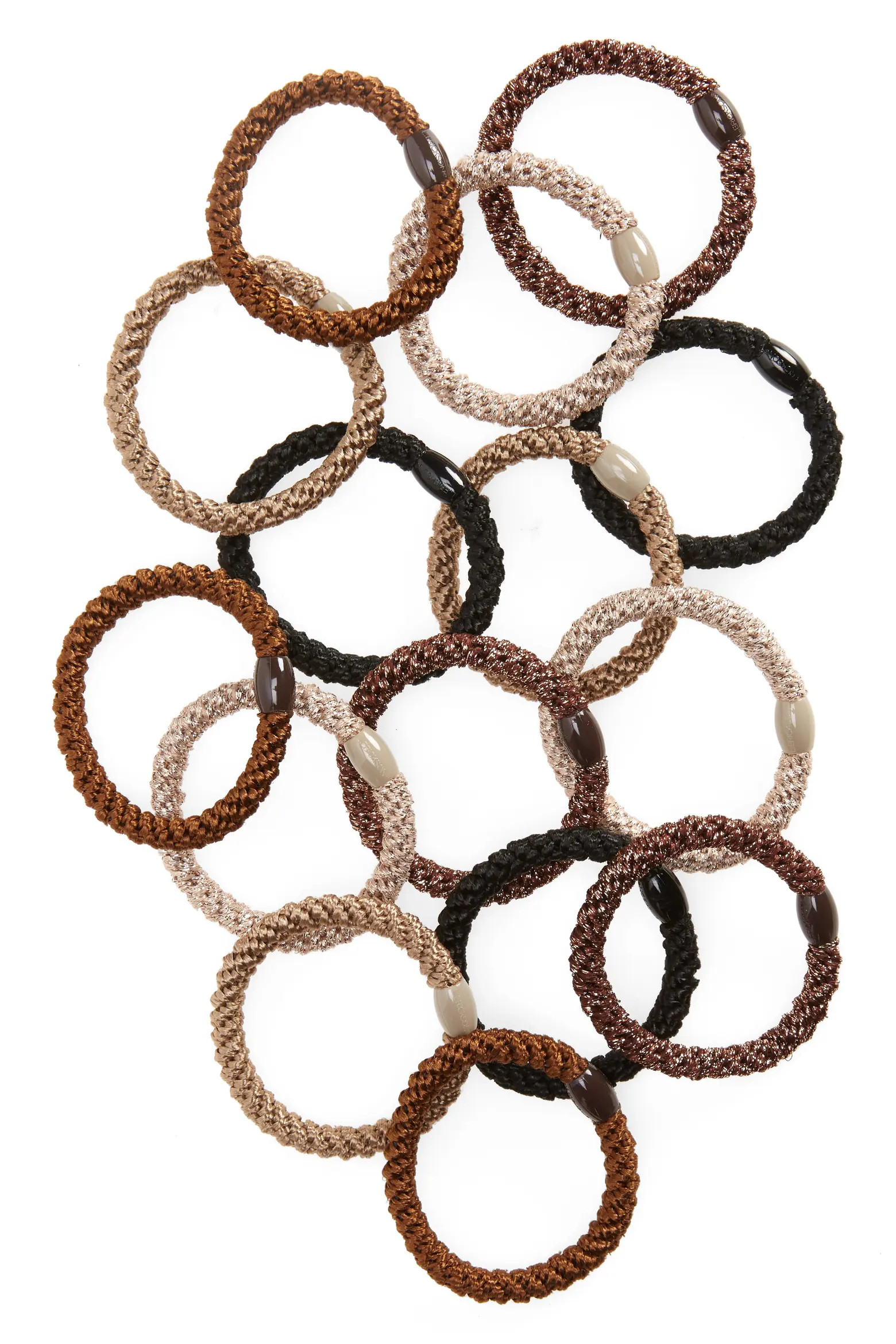 Grab & Go 15-Pack Braided Ponytail Holders (Women) | Nordstrom | Nordstrom