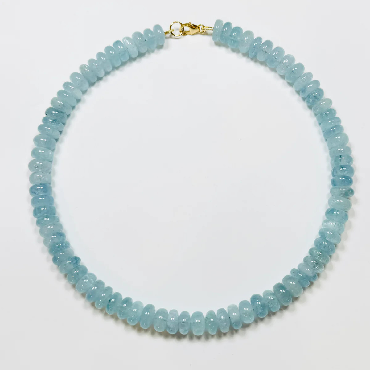 aquamarine candy necklace | Theodosia Jewelry