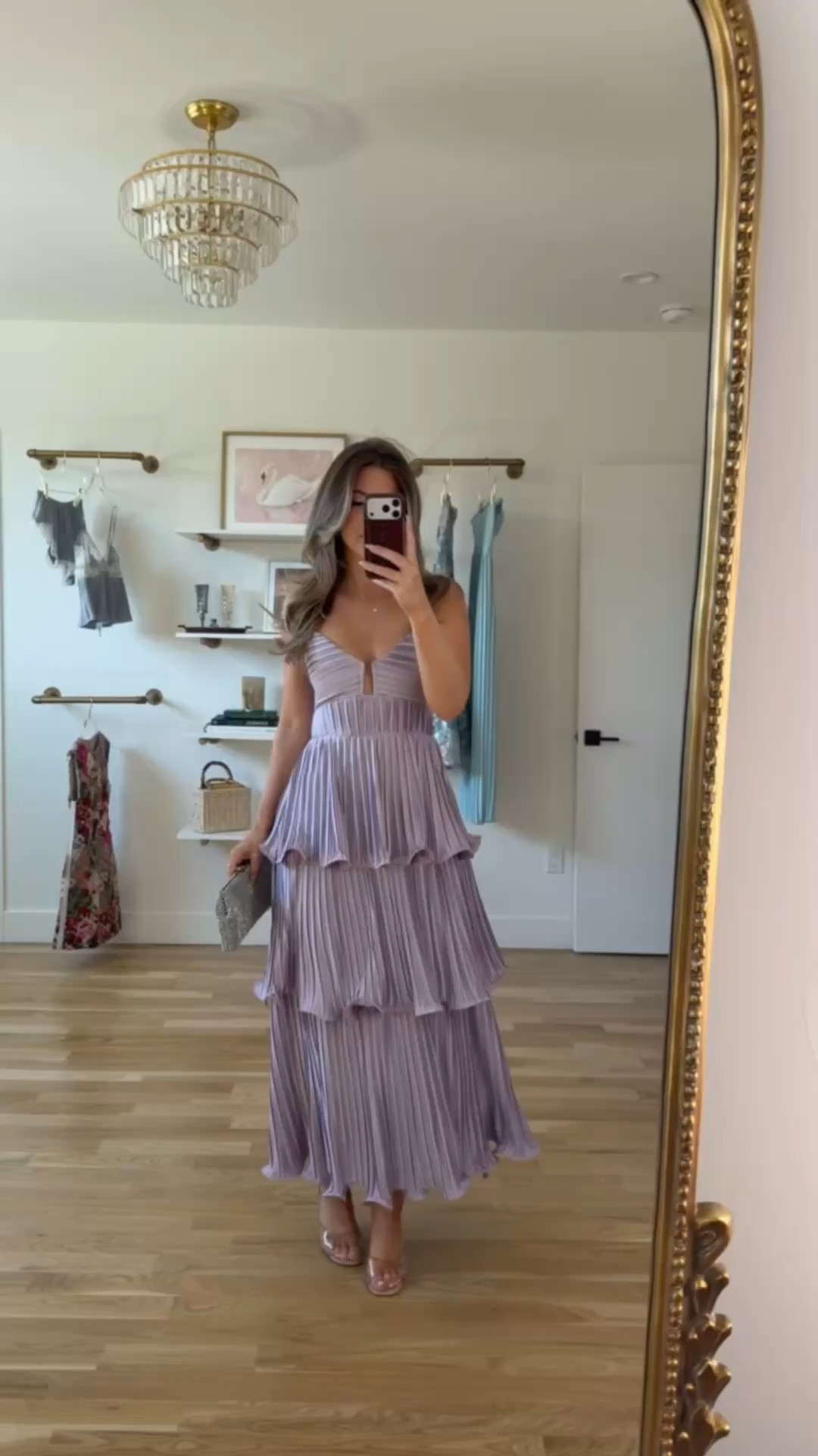 Macys purple midi pleated spring event and wedding guest dress

30% off friends and family sale 4/22-5/3 
divi: emerson15
electric picks: emerson20

Wearing my usual 2

Mother’s day 
Baby shower
Spring event
Beach 
Vacation
Summer looks 

#LTKootd #LTKSeasonal #LTKgrwm