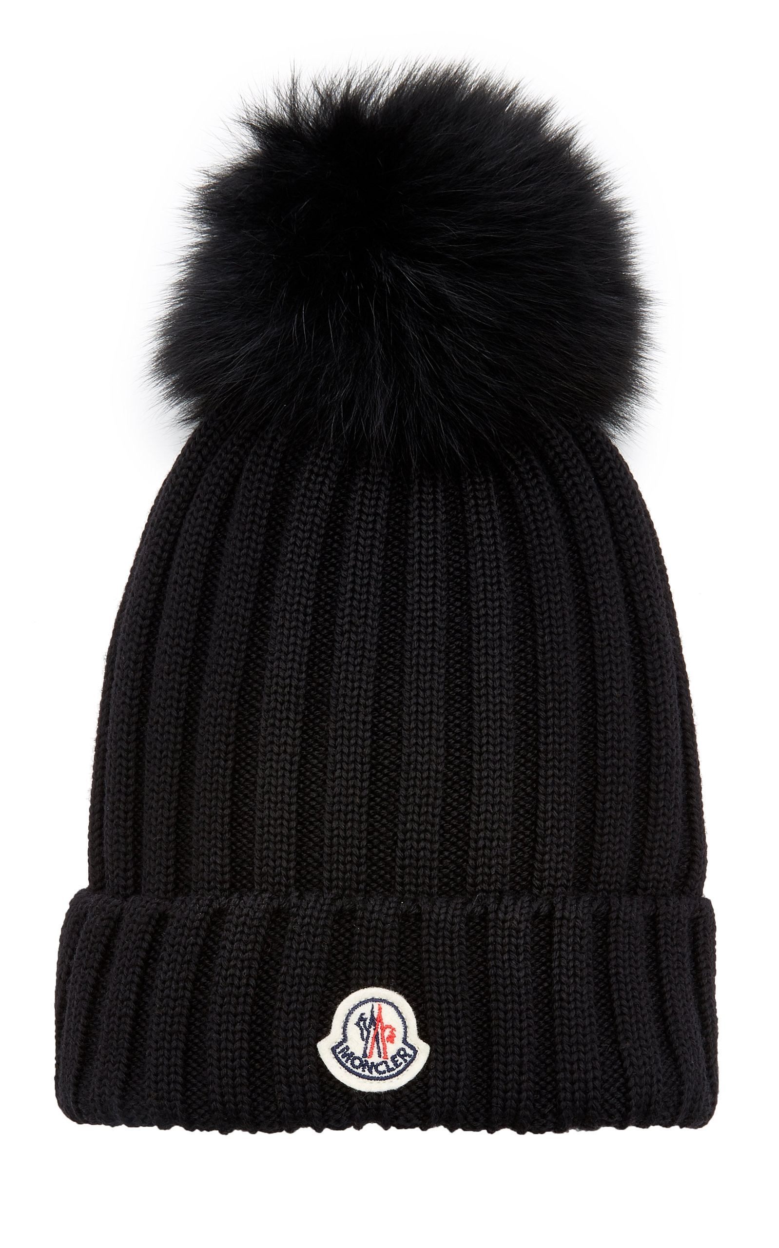 Fur-Trimmed Ribbed-Knit Wool Beanie | Moda Operandi (Global)