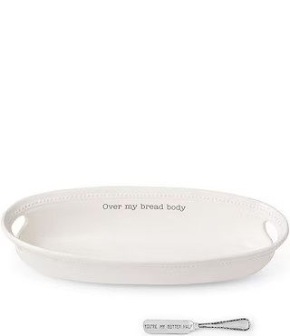 Over My Bread Body Basket Serve Set | Dillard's