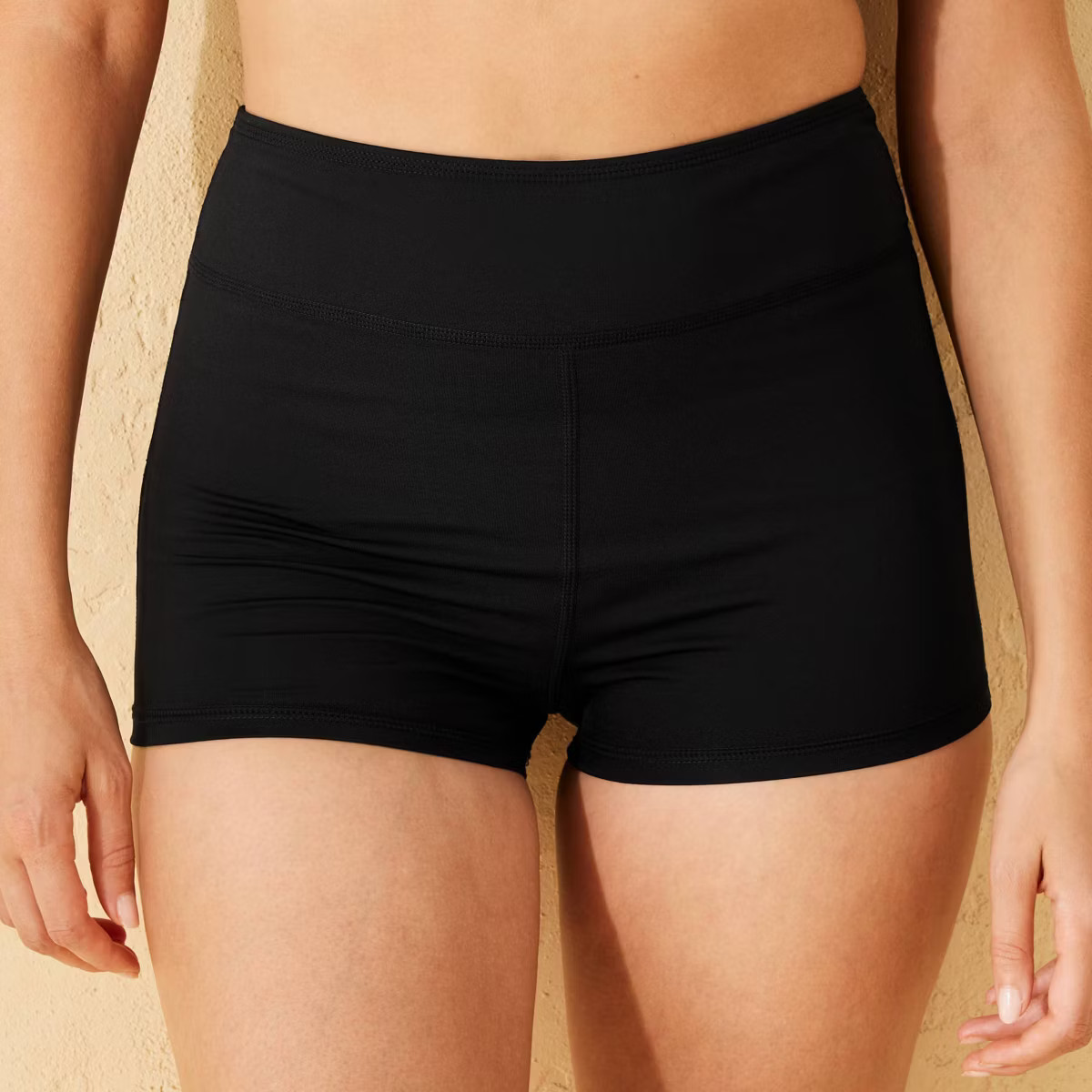 Women's High Waist Swim Boyshorts - Shade & Shore™ Black | Target
