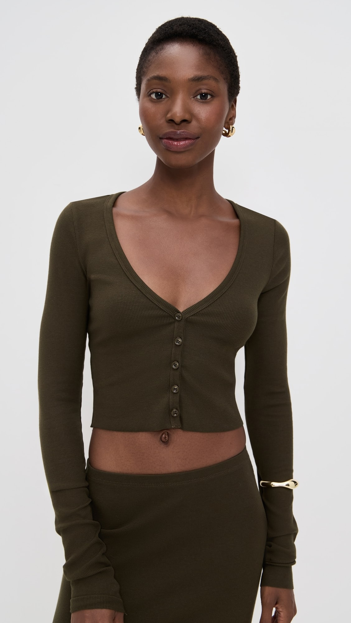 Butter Rib Cropped Cardigan | Shopbop