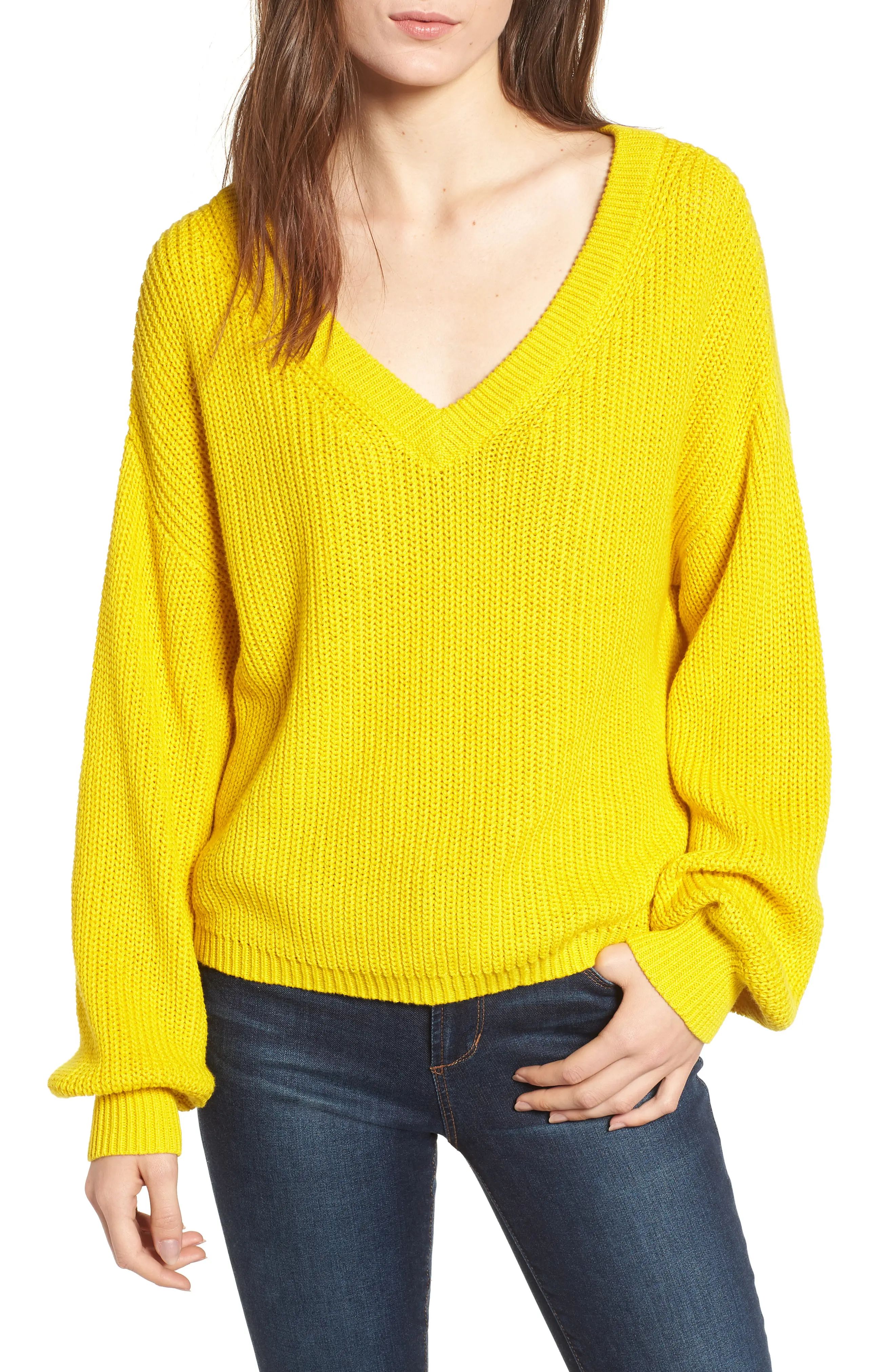 BP. V Neck Cotton Sweater | Nordstrom