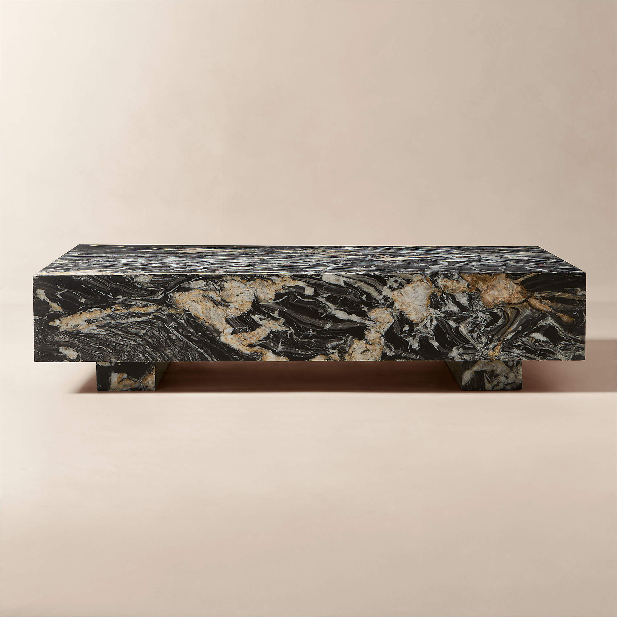 Black marble with veining that does its own thing. Post and lintel construction, ancient bones, graphic stillness. A coffee table that anchors the room without asking for permission. The kind of piece that makes everything around it look more considered.
Glam, in its quietest, most classical form.
#BlackMarbleCoffeeTable #ModernGlam #CB2 #ArchitecturalFurniture #LivingRoomDesign #ClassicalModern #StatementPiece #MarbleFurniture #InteriorDesign 

 #LTKHome