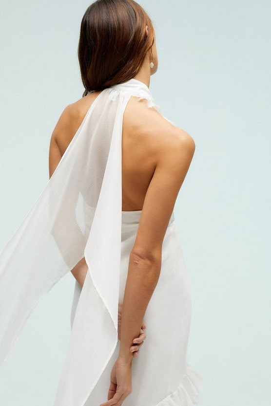 Plunge Neck Ruffle Detail Maxi Dress | Coast UK & IE