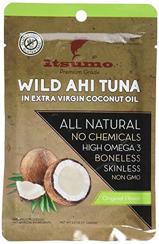 Wild Ahi Tuna Fish in Extra Virgin Coconut Oil (1 Pack) - Premium Grade Yellowfin Tuna Fish Flake in | Amazon (US)