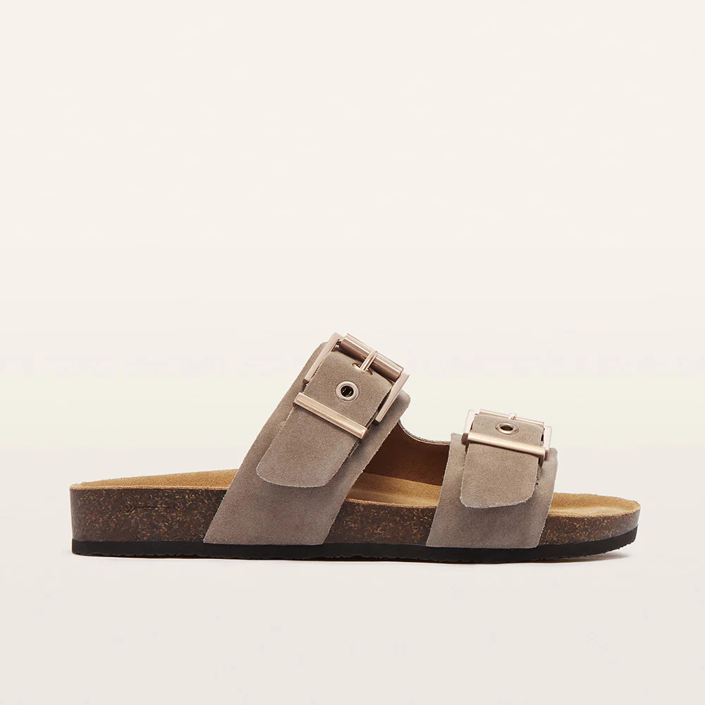 Tommy Mushroom Suede Slides | FRANKIE4 | FRANKIE4