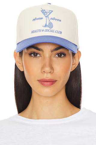 Eleven Eleven x REVOLVE Health & Social Cap in Beige & Cornflower from Revolve.com | Revolve Clothing (Global)