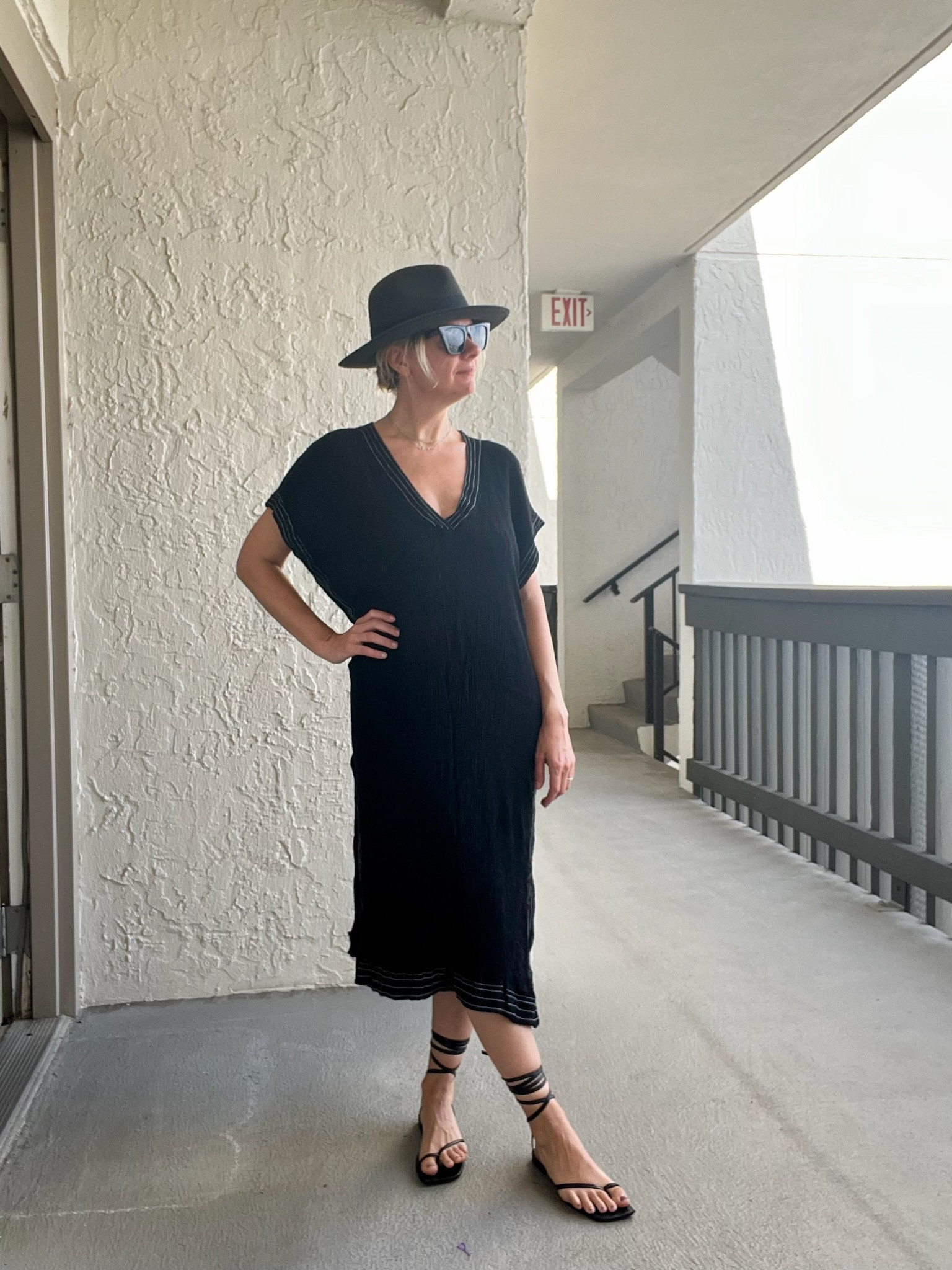 How to wear all black to the beach 🖤

#LTKSwim #LTKOver40 #LTKTravel