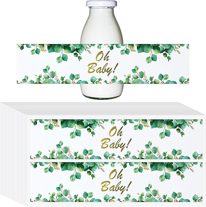 40 Pieces Baby Shower Water Bottle Labels Baby Shower Party Supplies for Boy Girl, Baby Shower St... | Amazon (US)