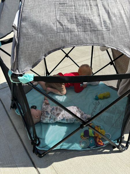 Perfect space for baby when on the go or playing outside! Big brother wanted to join today & it was a perfect spot for him to be contained & have a snack. #amazon 

#LTKGiftGuide #LTKbaby #LTKfamily