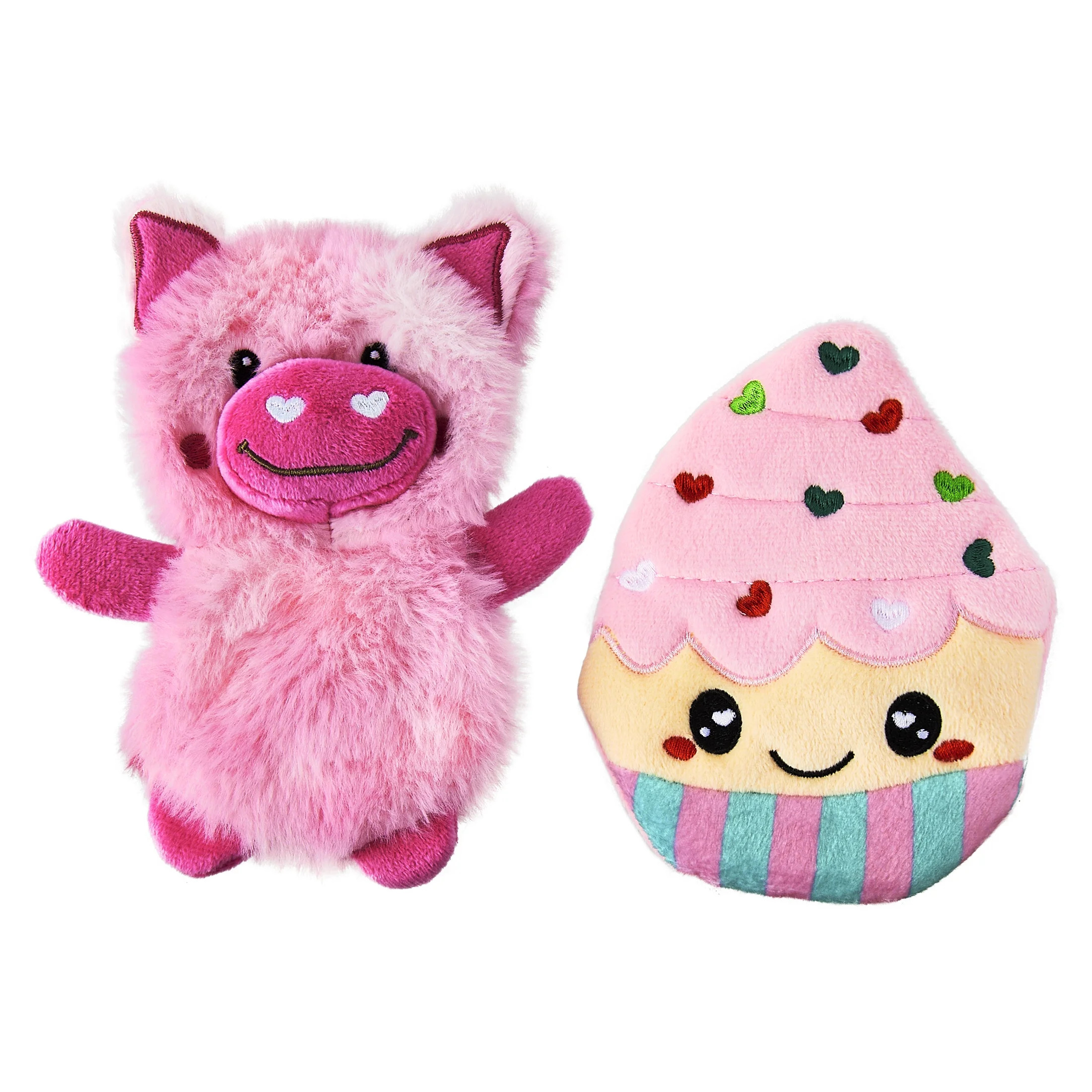 Vibrant Life Valentine's Day Sugar Snout and Sprinkle Sweetie Flatties Dog Toys, Multicolor, 2 Co... | Walmart (US)