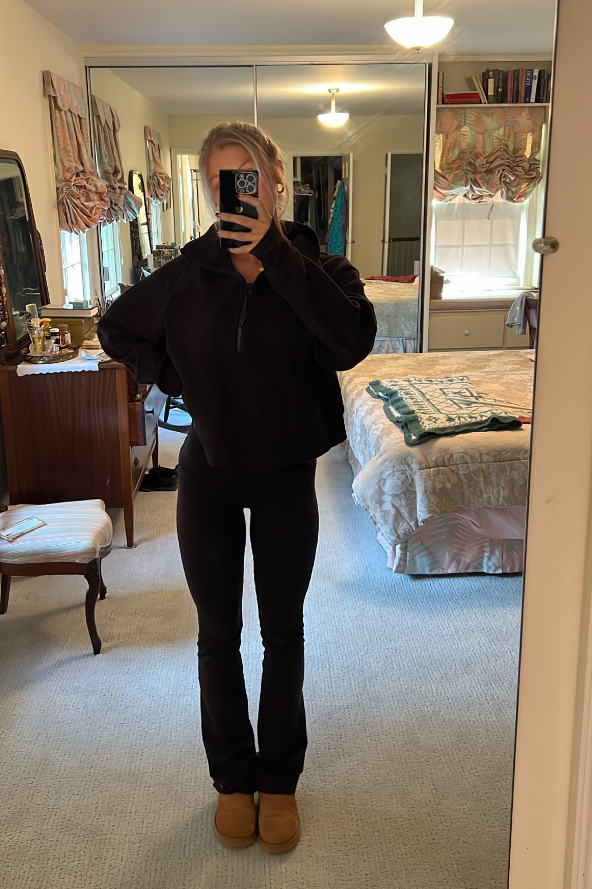 All black always hits. Size S in leggings. M/L in hoodie. 

#LTKshoecrush #LTKSeasonal #LTKstyletip