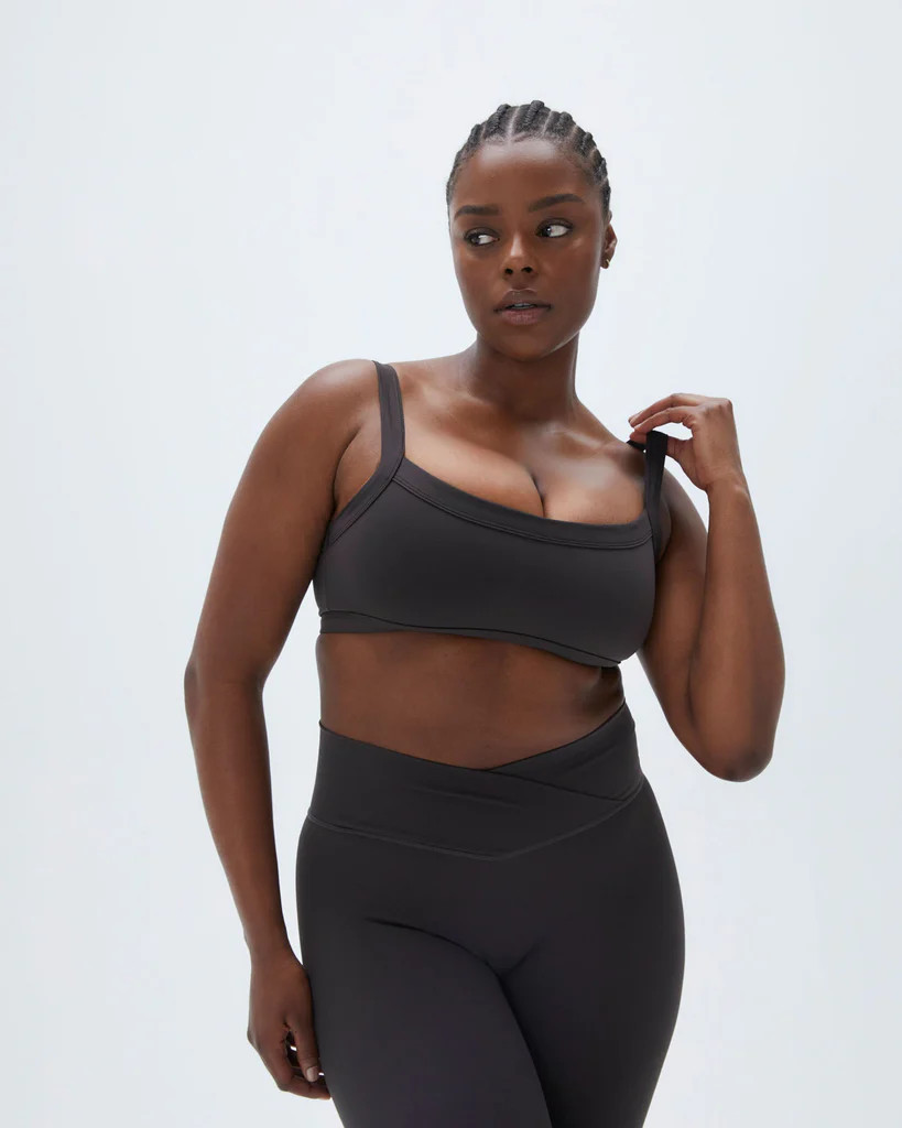 Ultimate Wide Binding Bra - Coffee Bean | Adanola UK