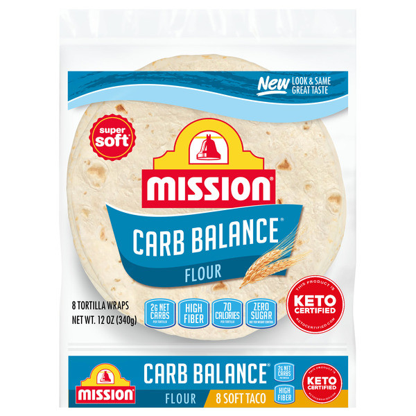 Mission® Carb Balance® Low Carb Soft Taco Flour Tortillas | Instacart