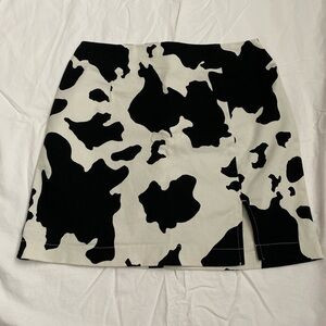 Cow Print Skirt - Size 4 | Poshmark