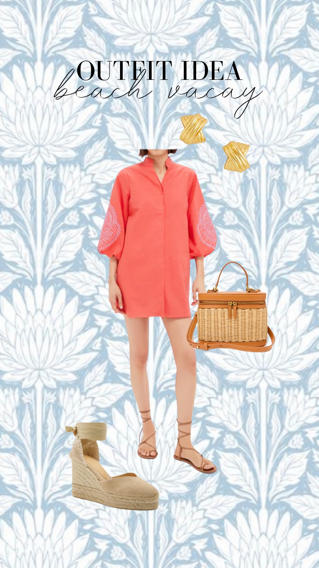 Beach vacation outfit idea!