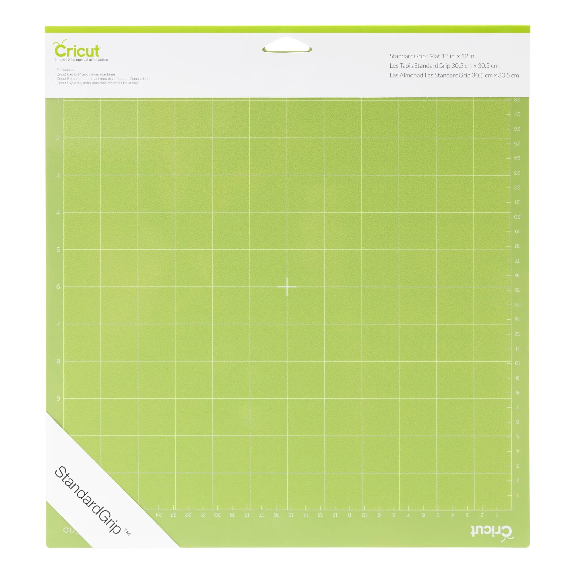 Cricut® StandardGrip Adhesive Cutting Machine Mat, 12 in x 12 in (2 ct) - Walmart.com | Walmart (US)