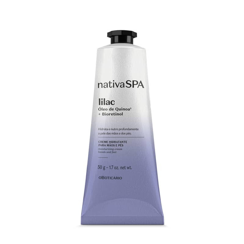 Creme Hidratante Para Mãos e Pés Nativa Spa Lilac 50g | oBoticario (BR)