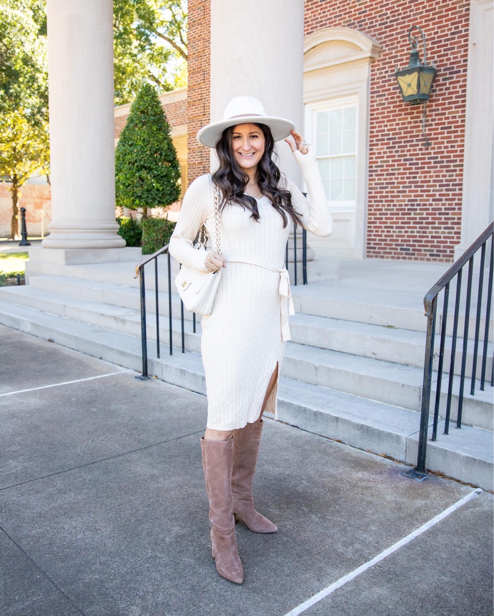 Sweater dress. Bump Style. Maternity. 

#LTKunder50 #LTKbump #LTKSeasonal