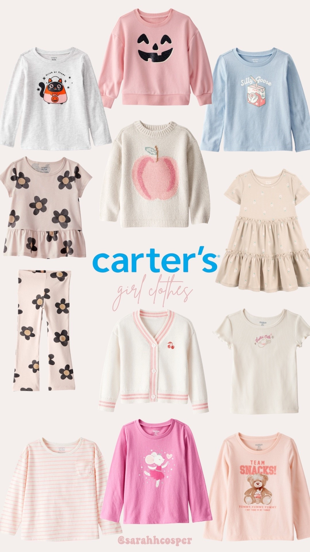 the cutest toddler girl clothes for this fall! 
#carters #toddlerclothes #fall

#LTKFindsUnder50 #LTKKids #LTKBaby