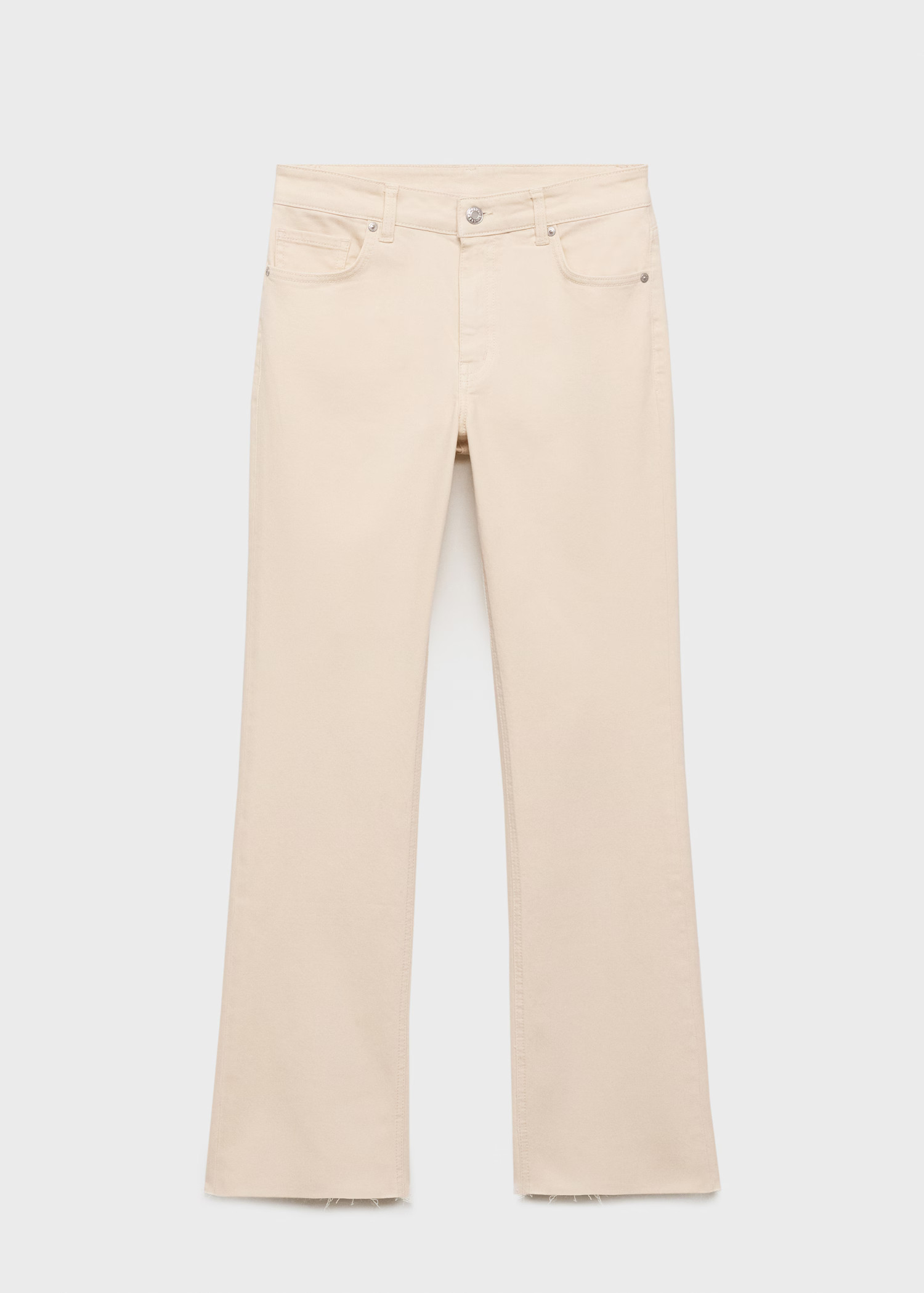 Sienna flared cropped jeans - Women | MANGO United Kingdom | MANGO (UK)