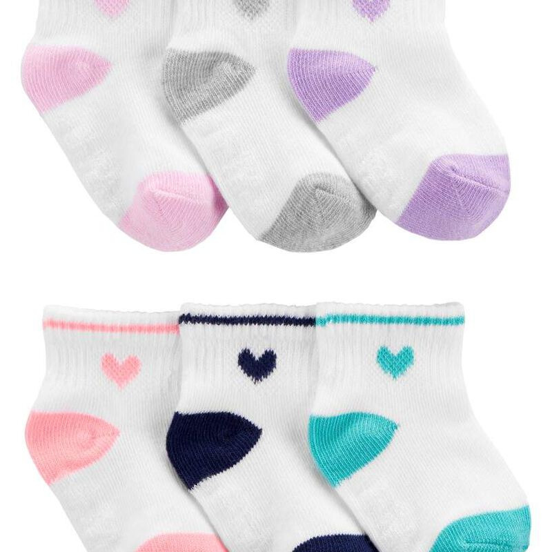 Baby 6-Pack Crew Socks | Carter's
