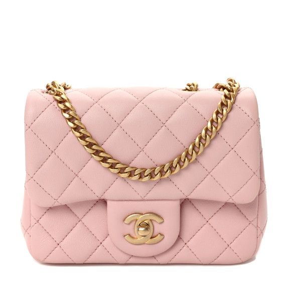 Chanel: All/Bags/Shoulder Bags/CHANEL Lambskin Quilted Mini Sweet Camellia Flap Light Pink | FASHIONPHILE (US)
