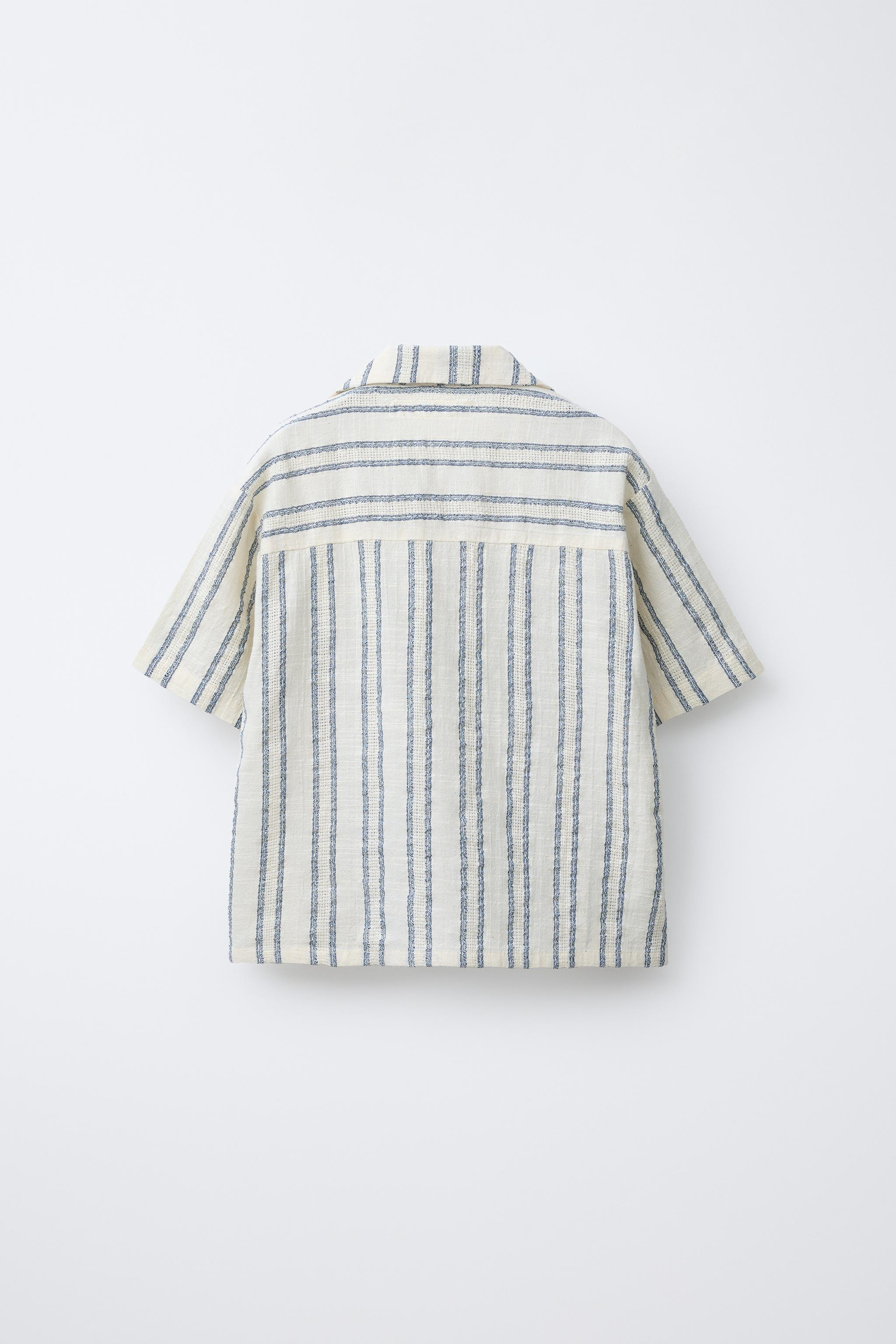 STRIPED BOWLING SHIRT | Zara US