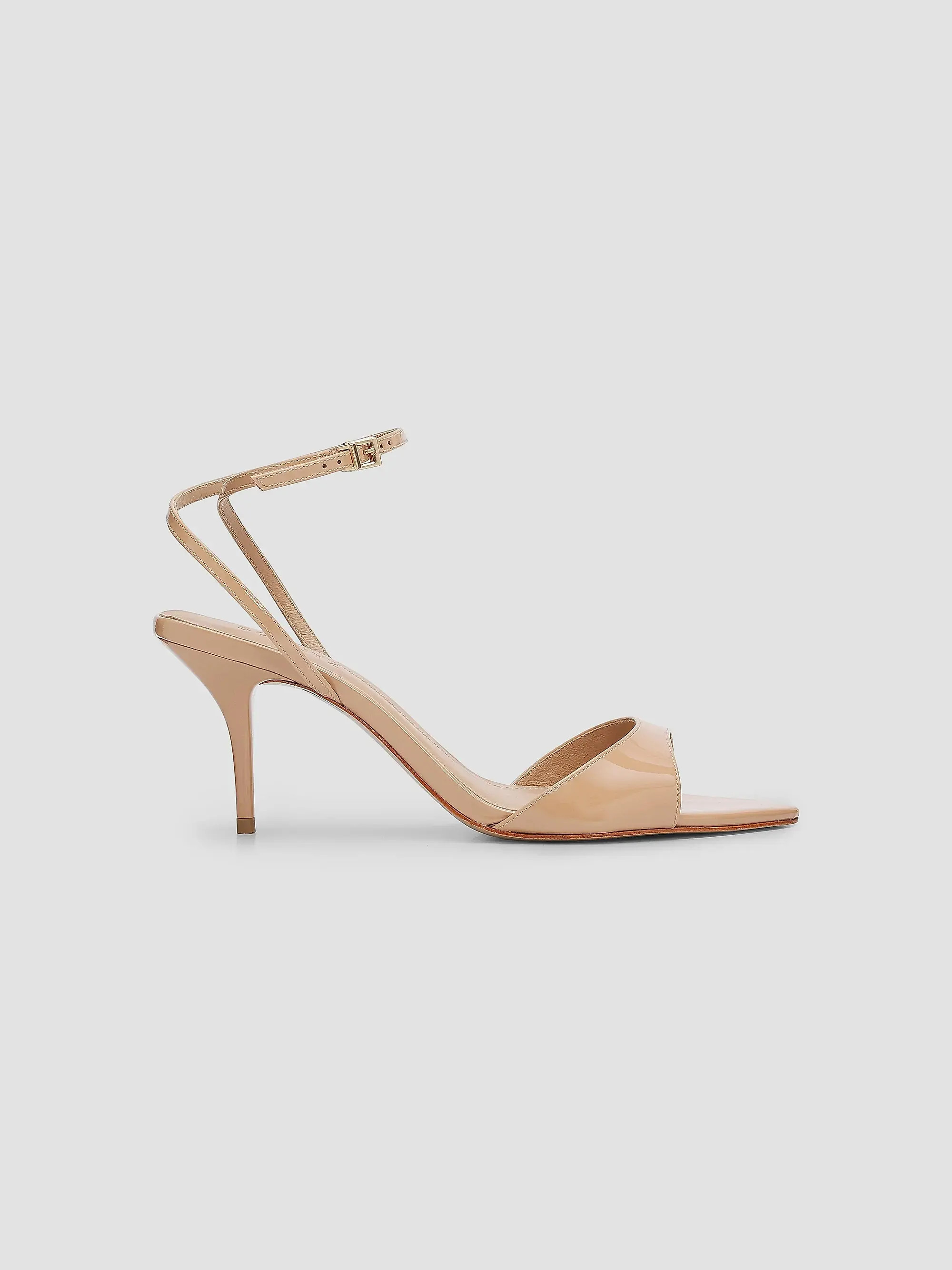 Schutz Elodie 75MM Patent Leather Sandals | Saks Fifth Avenue | Saks Fifth Avenue