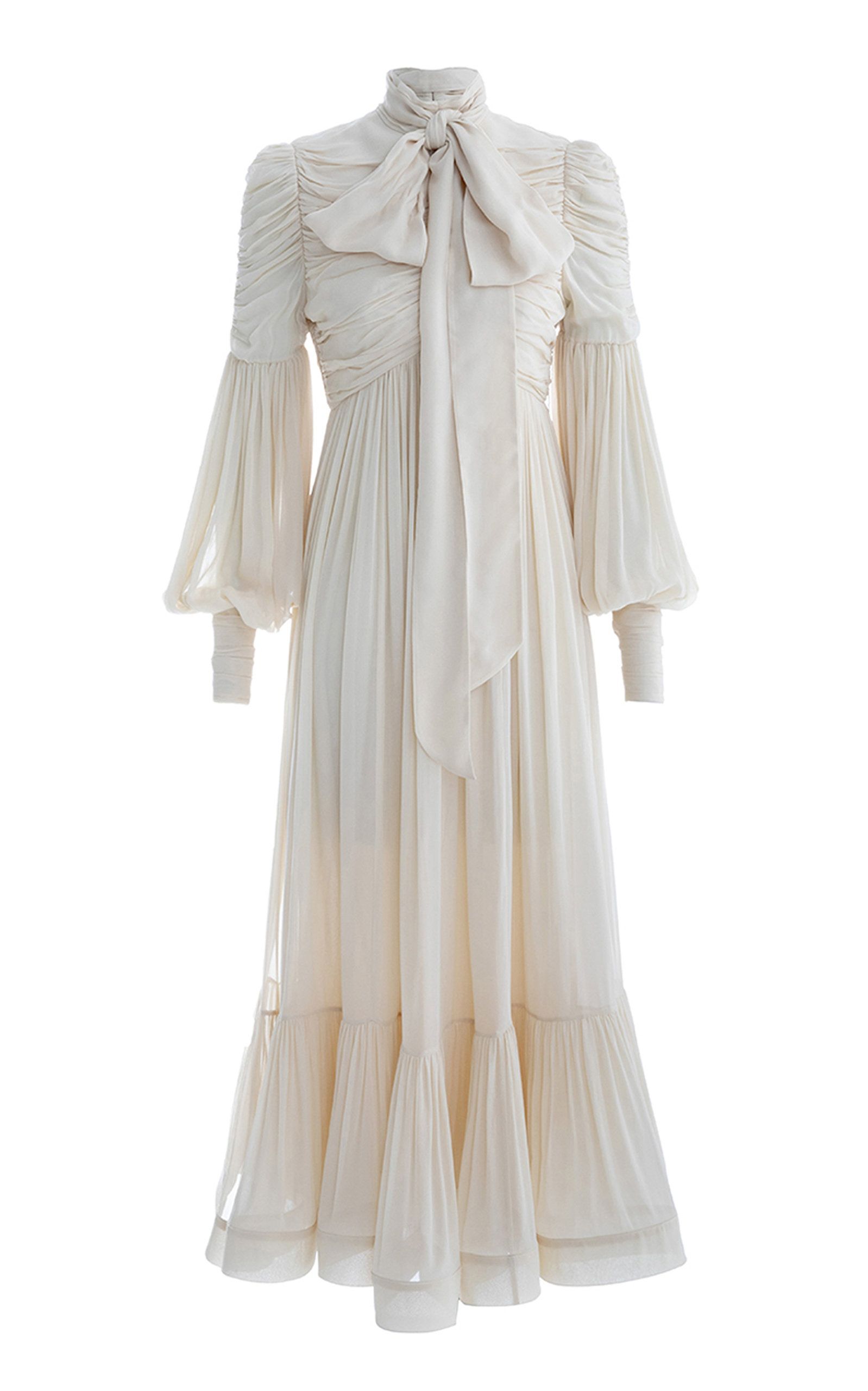 Celestial Ruched Midi Dress | Moda Operandi (Global)
