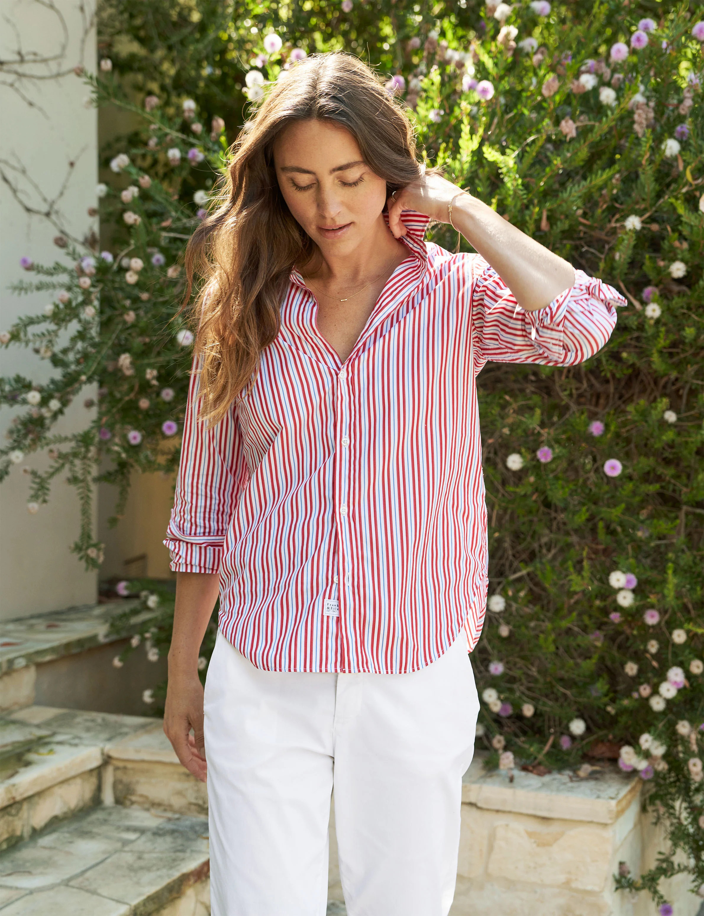 FRANK Red and Blue Stripe, Superluxe | Frank & Eileen