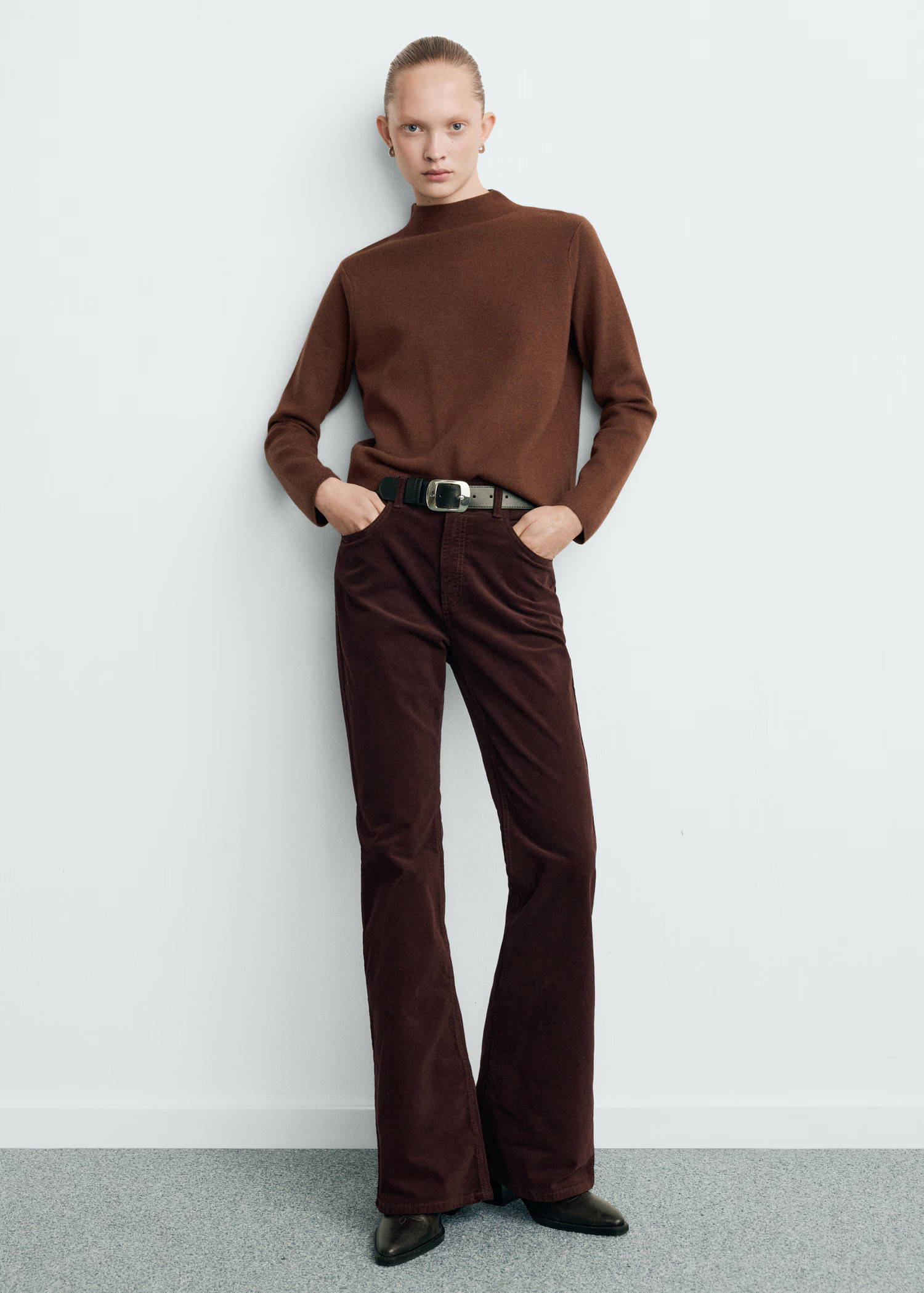 Knitted sweater with perkins neck | Mango (US/MX/AU)
