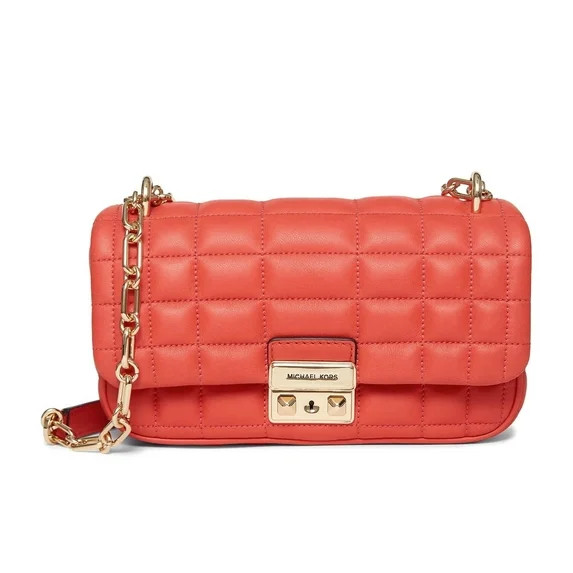 Michael Kors Tribeca Large Convertible Chain Shoulder Bag, Spiced Coral | Walmart (US)