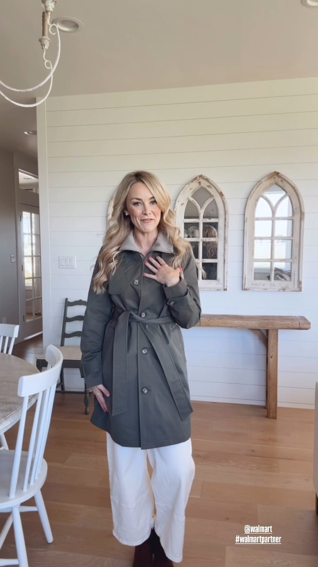 In love with this belted trench jacket from @walmart! I decided to keep the green and neutral taupe. They’re so cute, perfect for layering and come in a huge range of sizes. #walmartpartner 

#LTKStyleTip #LTKSeasonal #LTKFindsUnder50